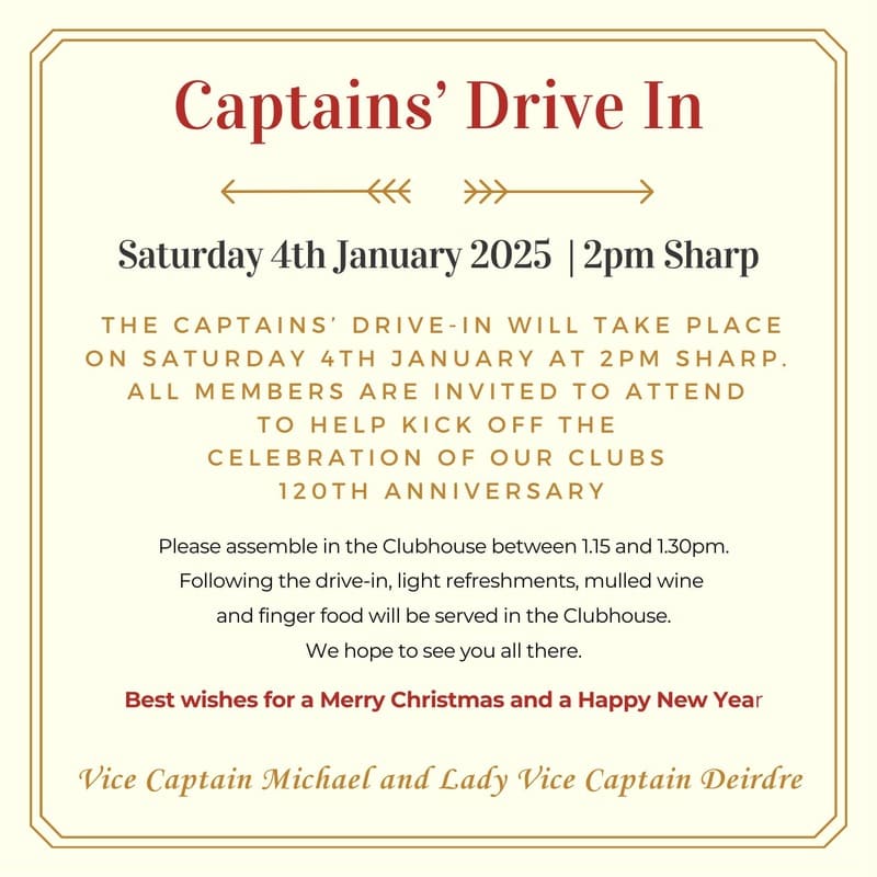 Captains' Drive in 2025