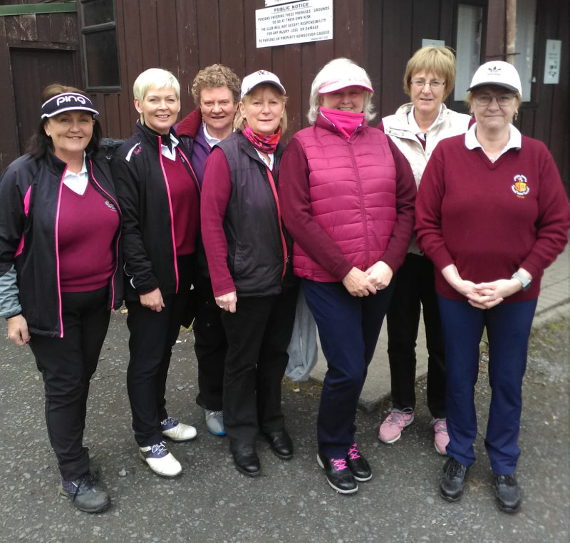 Great Win for Ladies Junior Foursomes Team