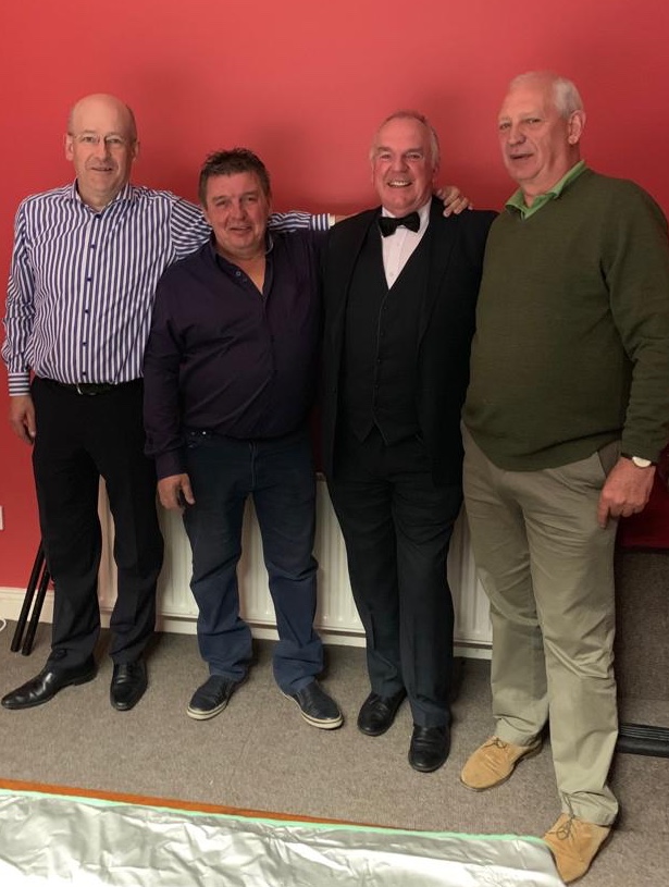 Final of the Easter Snooker Doubles Tournament raises money for a new cloth for the Club Snooker Table