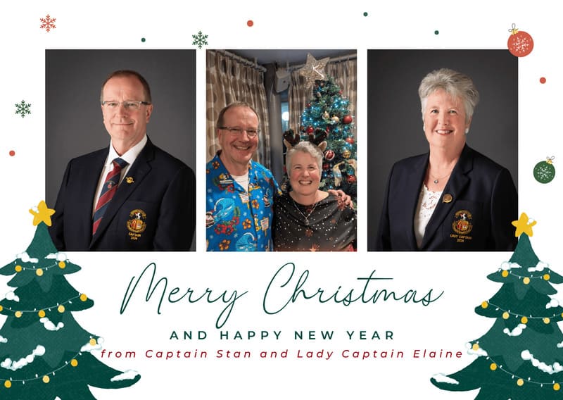 Merry Christmas from the club Captains at Skerries Golf Club